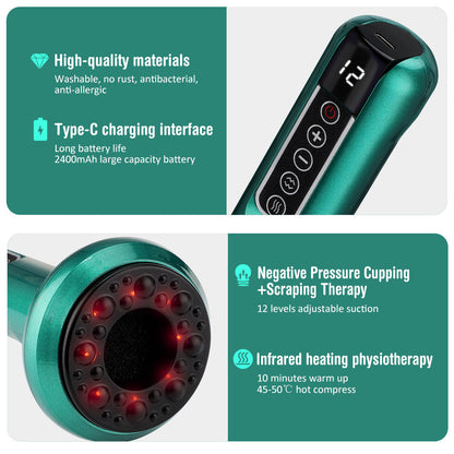 Intelligent Negative Pressure Cupping Massager